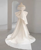 Structured Mermaid Satin Wedding Dress