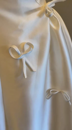 Strapless Satin Wedding Dress