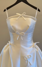 Strapless Satin Wedding Dress